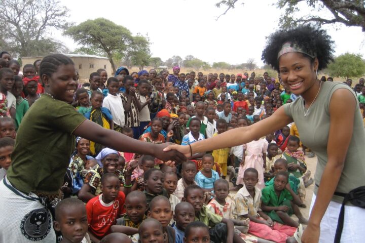 Young people in Tanzania rejoicing in God's mission