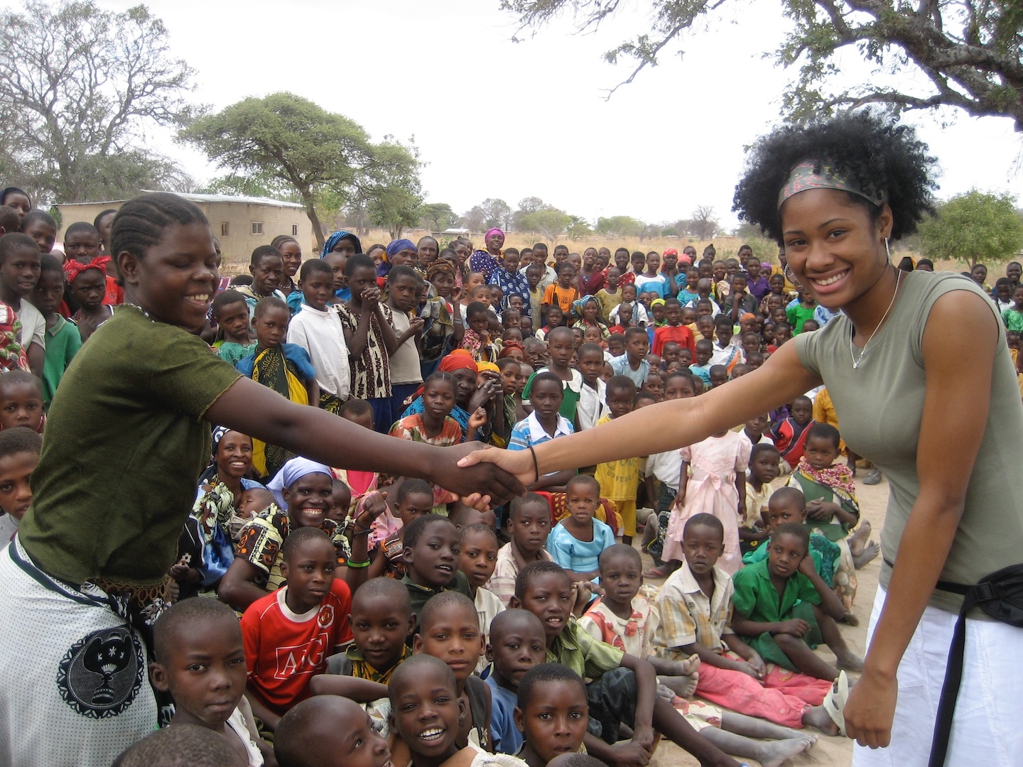 Young people in Tanzania rejoicing in God's mission